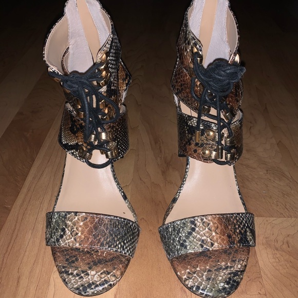 Snake Skin Heels - Picture 2 of 3